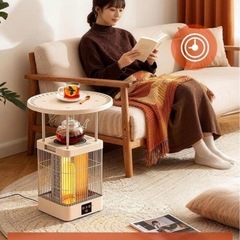 新品❤️カーボンヒーター テーブル一体型ヒーター 電気ストーブ 飲み物加熱 寒の画像