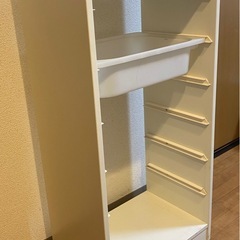 IKEA トロファスト　白　ボックス無しの画像