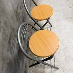 折りたたみ椅子◼️2脚の画像