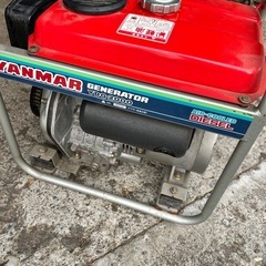 ヤンマーポータブルディーゼル発電機の画像