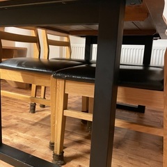 ダイニングテーブル　イス4脚　セットの画像