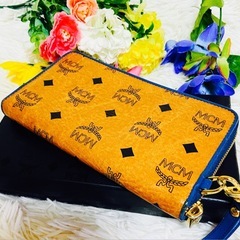 本革✨MCM✨Craig & Karl✨財布✨コラボ✨ヴィセトス柄✨ストラップ付の画像