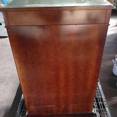 アンティーク ガラスキャビネット ヴィンテージ ショーケース 飾り棚の画像