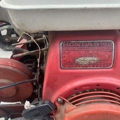 ホンダ除雪機　ACT G150 2台　引き取りでお願いします。小型除雪機　部品取り　ジャンク扱いでお考えください。の画像