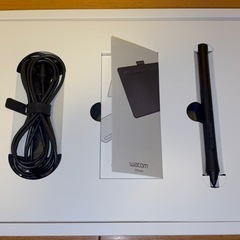WACOM/ワコム Intuos Medium ワイヤレス ブラック CTL-6100WL/K0 美品 ペンタブ 板タブの画像