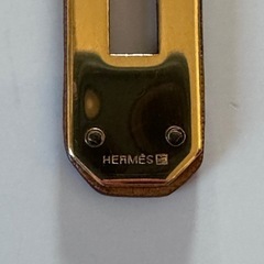 HERMES エルメス ケリー チョーカー ブレスレット ドゥブルトゥール レザー ゴールド キャメルの画像