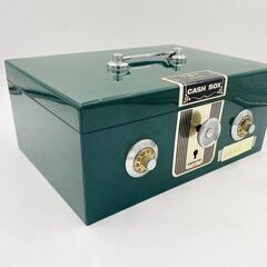 【KOKUYO】 キャッシュボックス CB-2 緑の画像