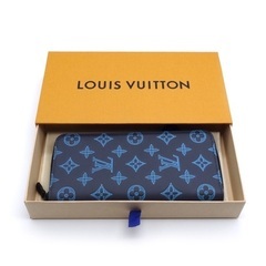 【正規品】ルイヴィトンジッピーウォレットブルーの画像