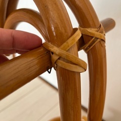 ラタン製ロッキングホース　木馬の画像