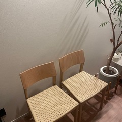 IKEA チェア2脚の画像