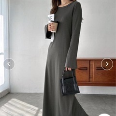 バックオープンワンピースの画像