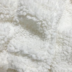 90サイズ　レッグウォーマー付　サンタワンピース　フリース生地　クリスマスコスチュームの画像