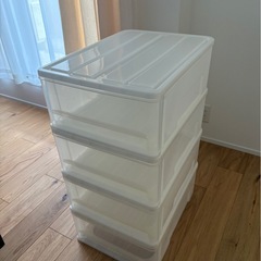 ニトリ　クローゼットケース　セレスFD 4こ4個　　の画像