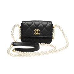 シャネル  ショルダーバッグ ブラック  CHANEL マトラッセ ミニの画像