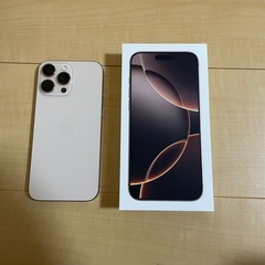 美品 iPhone16 Pro Max 512GBデザートチタニウム 100%の画像