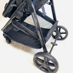 【ほぼ未使用品】Mompush Wiz AB型 コンバーチブル ベビーカー 黒の画像