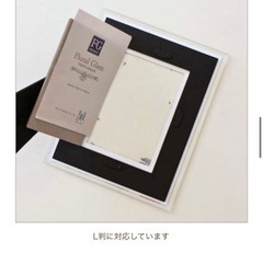 新品！フォトフレーム 写真立てガラス 自然水彩画 ガラス ローズの画像