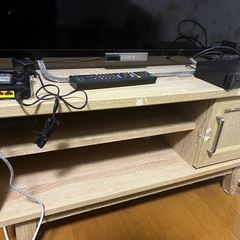 SONY 液晶テレビ KDL-42W650A + ビデオキャプチャー + テレビ台（3点セット）の画像