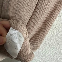 INGNI ニットベージュ 五分袖の画像