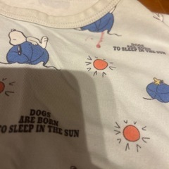3.中古　ユニクロパジャマ　スヌーピ　サイズ90の画像
