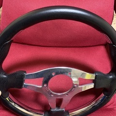 NARDI ナルディ　4METAL 75th アニバーサリーモデル　ブラックレザー　美品　希少　値下げ可の画像