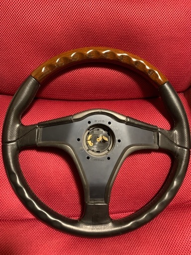 　 正規品 NARDI ナルディ Z5 ゼットファイブ 36Φ マホガニーダークウッド＆ブラックパッド ステアリング　希少　