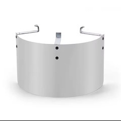 エアクリーナー 遮熱板 カバー 剥き出し型エアフィルターに対応 エアクリ  シルバーの画像