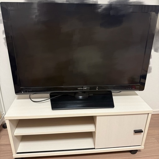 日立 液晶テレビ wooo 32インチ ニトリ テレビ台