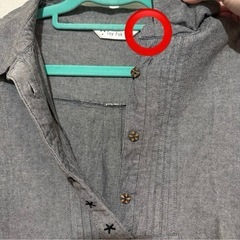 トップス ブラウス グレー 五分袖 七分袖 4Lの画像