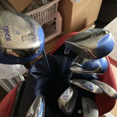 レディース ゴルフ クラブ セット IGNIO ケース痛み有り ゴルフクラブの画像