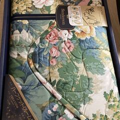 西川産業 SANDERSON サンダーソン ハーフ ケット ルームケット 新品 未使用 長期保管品 箱痛み、書き込み等有りの画像