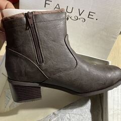 REGAL リーガル FAUVE ショート ブーツ 24.5cm フォーブ 新品 未使用 ショートブーツ ブラウンの画像