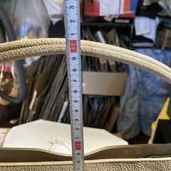 バルコス BARCOS シュリンク レザー ハンドル ホーボー バッグ トープ 新品 未使用の画像