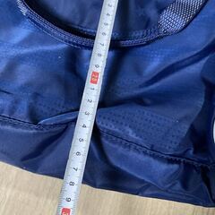 beside u ビサイユ カルフォルニア フィール カジュアル バッグ ショルダー付 新品 未使用 廃盤 ネイビー 2WAY トートバッグの画像