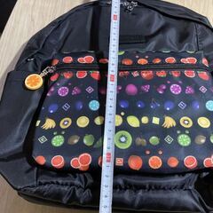 beside u ビサイユ トロピカル アート フルーツ柄 新品 未使用 廃盤 リュック リュックサックの画像