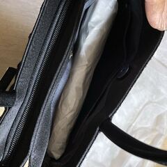 岩佐 米沢織 ハンドバッグ フォーマル ブラック 黒 冠婚葬祭 パーティー 新品 未使用 バッグの画像