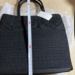 岩佐 米沢織 ハンドバッグ フォーマル ブラック 黒 冠婚葬祭 パーティー 新品 未使用 バッグの画像