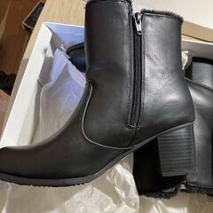 REGAL リーガル FAUVE ショート ブーツ 24cm フォーブ 新品 未使用 ショートブーツ ブラック レザー 黒の画像