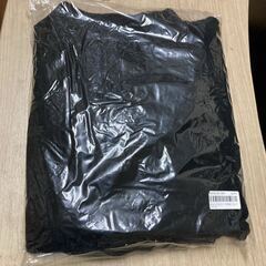 ANELA LUX スカートにもなる スヌード付 着痩せ ニット チュニック ブラック 黒 7号 新品 未使用の画像