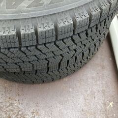 14インチ アルミホイール スタッドレス付 155/65R14 PCD 100 その他詳細不明の画像