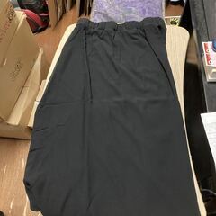 アンコキーヌ Anne Coquine シフォン 重ね ブラウス スカート セット アップ ブラック L 新品 未使用の画像