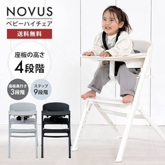 【決定】NOVUS ノウス ベビーハイチェア グレーの画像