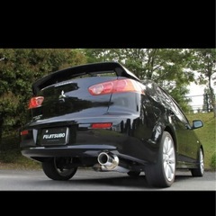 三菱　ギャランフォルティス フジツボマフラーの画像