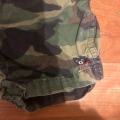 中古　ダブルビー　迷彩柄　半ズボン　サイズ100の画像