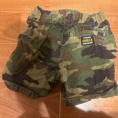 中古　ダブルビー　迷彩柄　半ズボン　サイズ100の画像