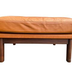 ★シギヤマ家具 1人掛けソファ オットマン付きの画像