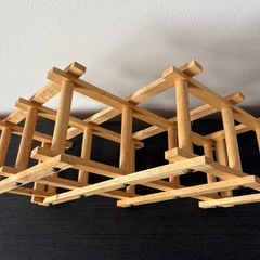 ワイン・お酒ラック　木製折りたたみの画像