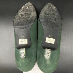 ◇カサンドラ　パンプス　グリーンの画像