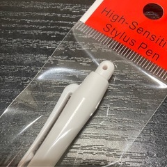 ☆タッチペン　新品　白の画像