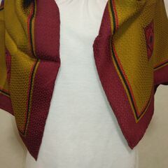 スカーフ　キャメルの画像